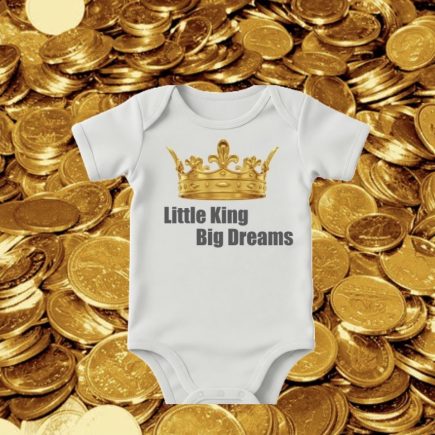 Baby Bodysuit- Little King, Big Dreams